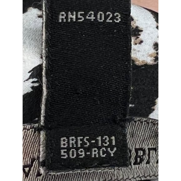 Banana Republic blouse petite XS Leopard black white long sleeve V-neck button f - Picture 11 of 14